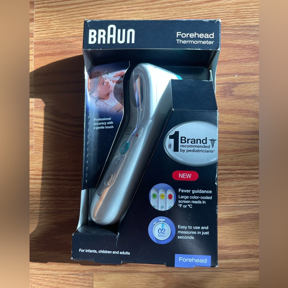 Brandnew Braun Forehead Thermometer